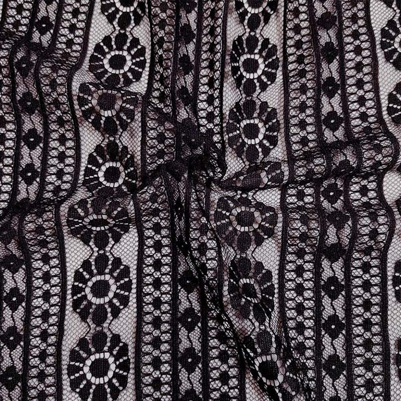 Lace Fabric Chrysanthemum Women's Nylon for Women's Wear Wholesale Sup 4